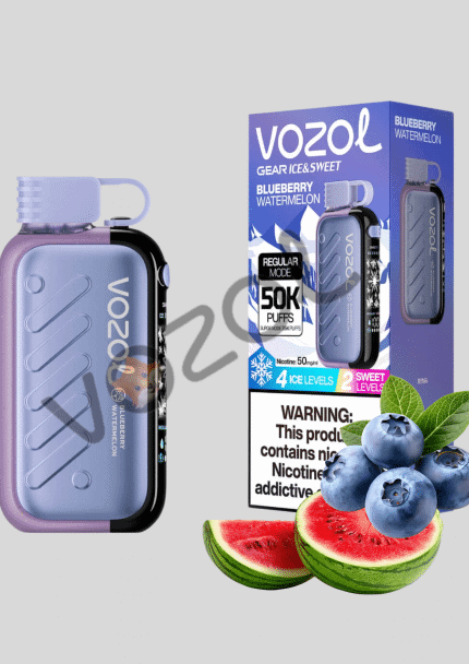 Blueberry ve karpuz aromalı VazolPuff vape cihazı, hızlı ve orijinal modellerle.