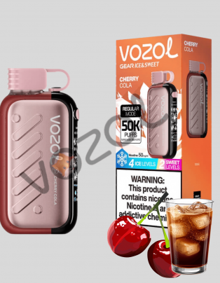 VazolPuff Cherry Cola, devasa çekim ve nostaljik lezzet sunan orijinal vape modelli.