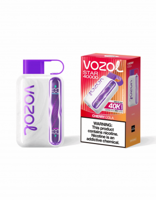 VazolPuff Star 4000 elektronik sigara ve şarjlı vape cihazı, cherry cola aromalı, hızlı ve güvenli k.