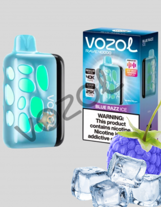 Vazol Rave 40000 Blue Razz Ice | %100 Orijinal | vazolpuff.com.tr